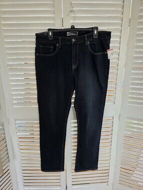 UB Tech Dark Wash Straight Leg Thermal Comfort Jeans Size 36 X 30